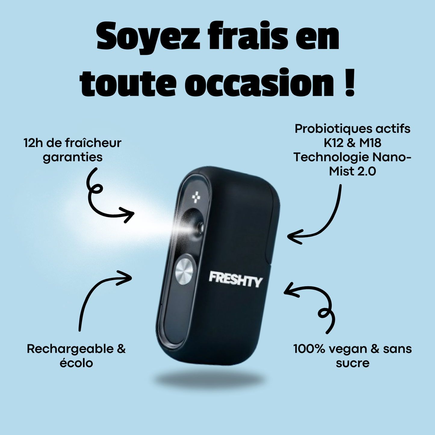 Freshty™ – Spray Rechargeable